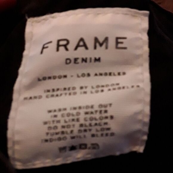 Frame Factory Faded Black Distressed Ripped Denim Jeans - Picture 7 of 8